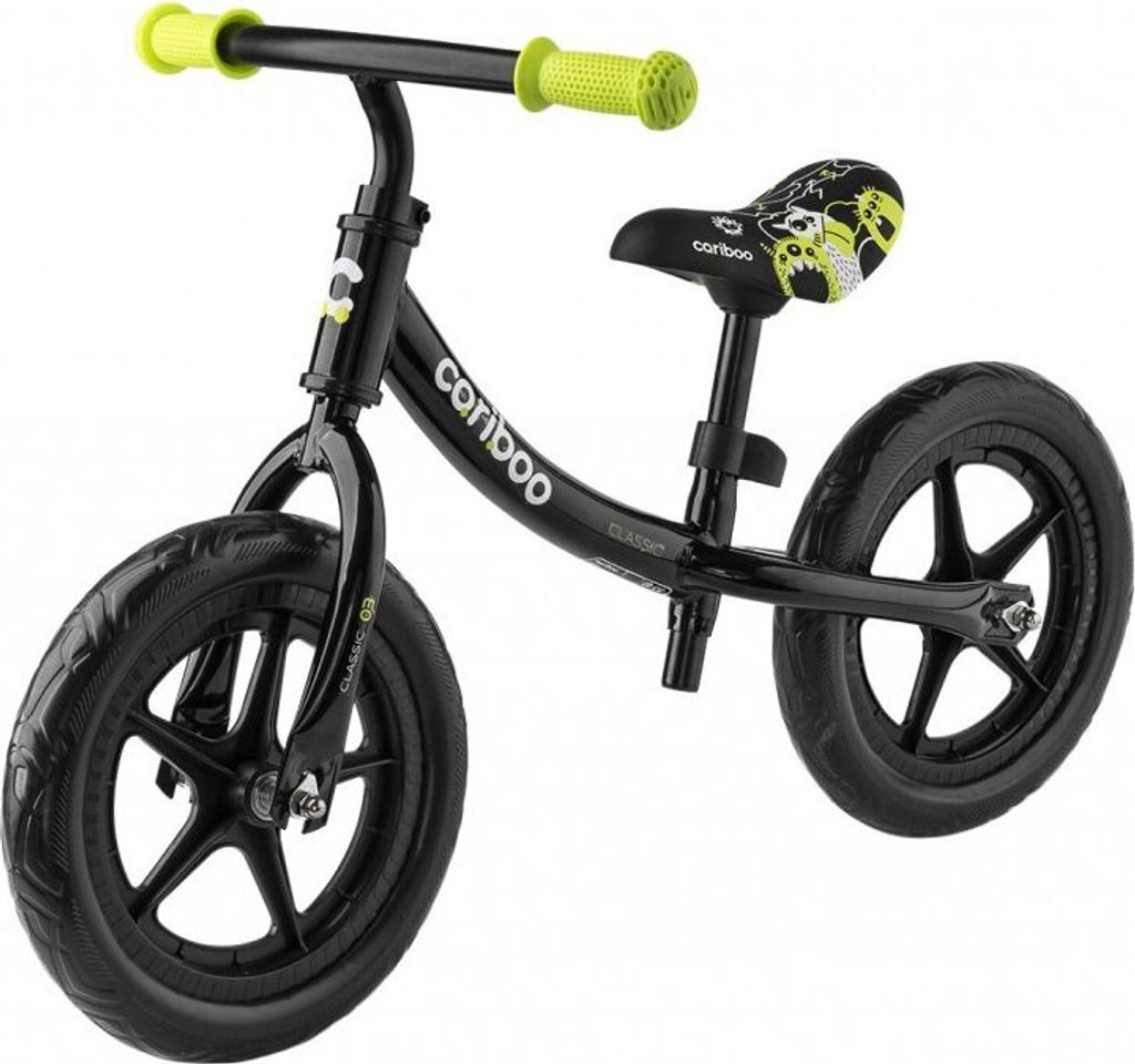MOVINO Cariboo CLASSIC Kinderlaufrad, 12'', Schwarz