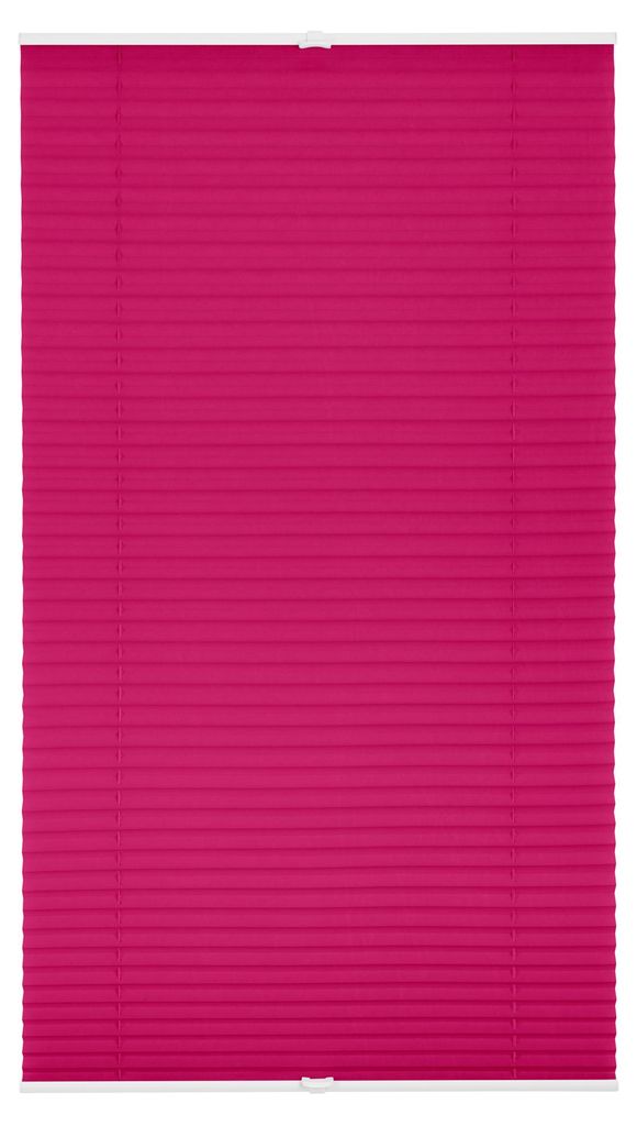Lichtblick Plissee blickdicht ohne Bohren Klemmbar Fuchsia Produktbild 