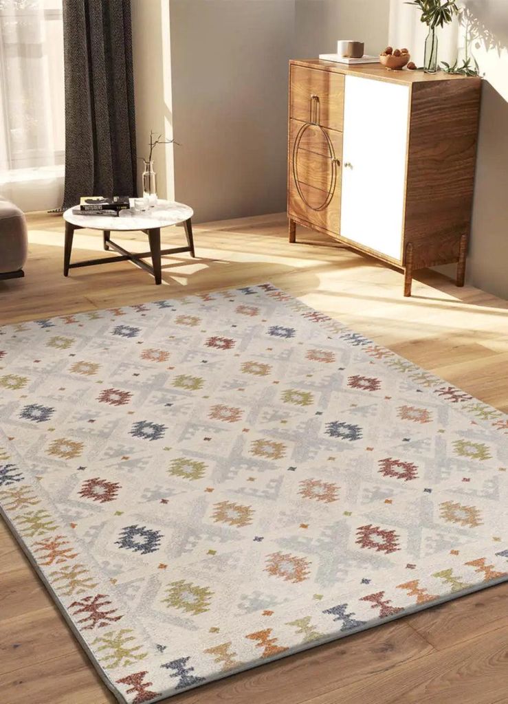 ATTICGO Kurzflorteppich TAMARIS Ethnisch in Mehrfarbig / Beige, 160x230 cm