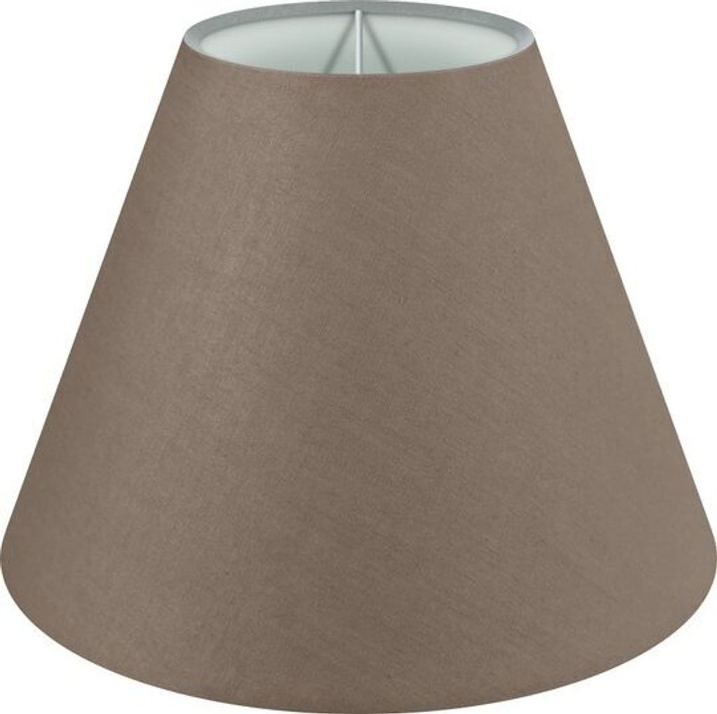 Wogati® Premium Lampenschirm E14/E27 Baumwolle | Braun / Produktbild 