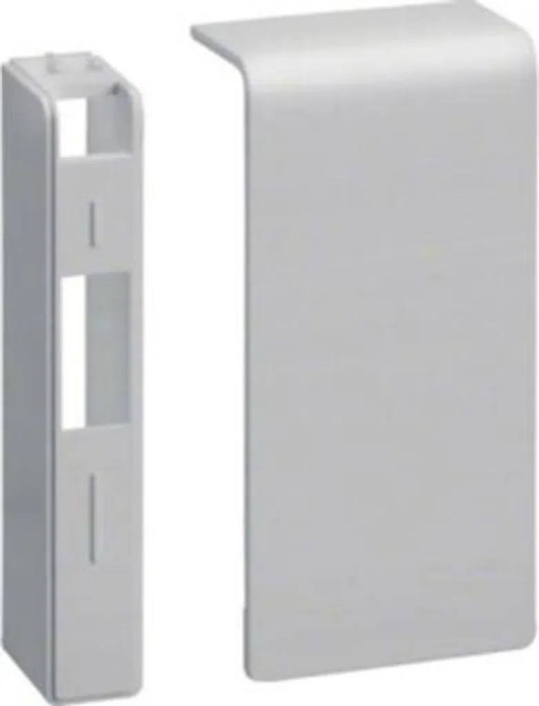 Embout de goulotte 80x20mm en alu pour plinthe électrique SL 200806D1