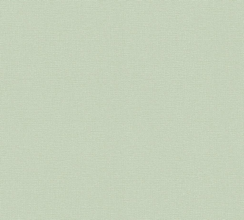 A.S. Création Unitapete Flavour einfarbige Tapete unifarben Vliestapete grün 10,05 m x 0,53 m