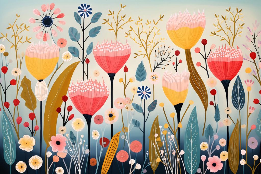 Plakat 45x30cm Traumgarten