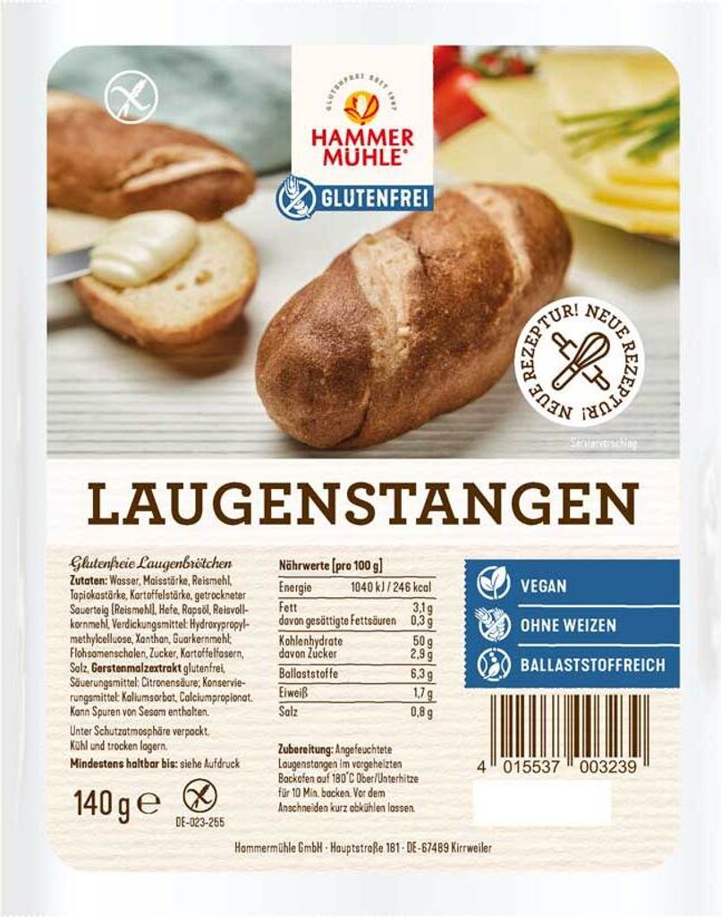 Hammermühle Laugenstangen 140g Produktbild 