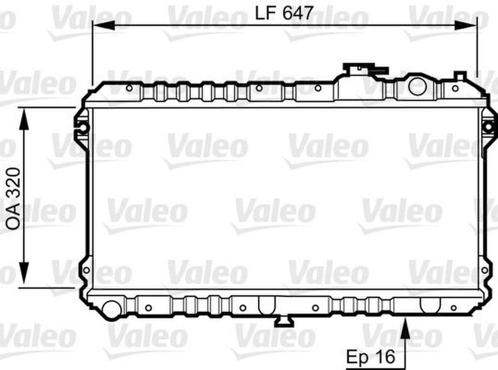 VALEO Kühler, Motorkühlung 731437