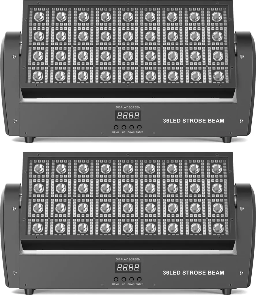 Lumière de scène RVB et blanc chaud DMX, pack duo pour effets visuels