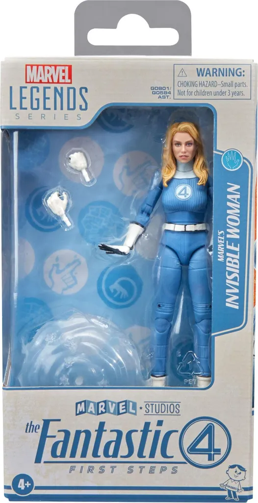 Figurka Marvel Legends Femme Invisible avec effets de transparence