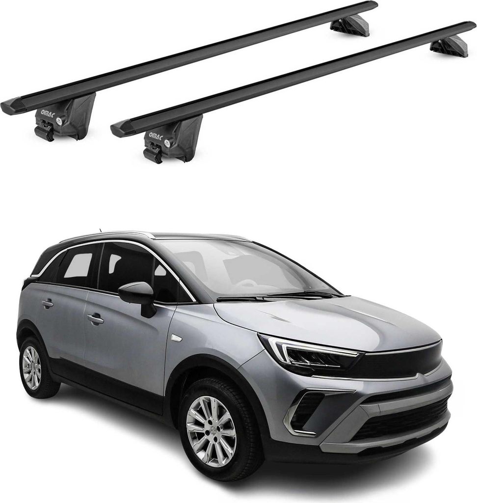 Barres de toit transversales pour Opel Crossland Grandland Image du produit 