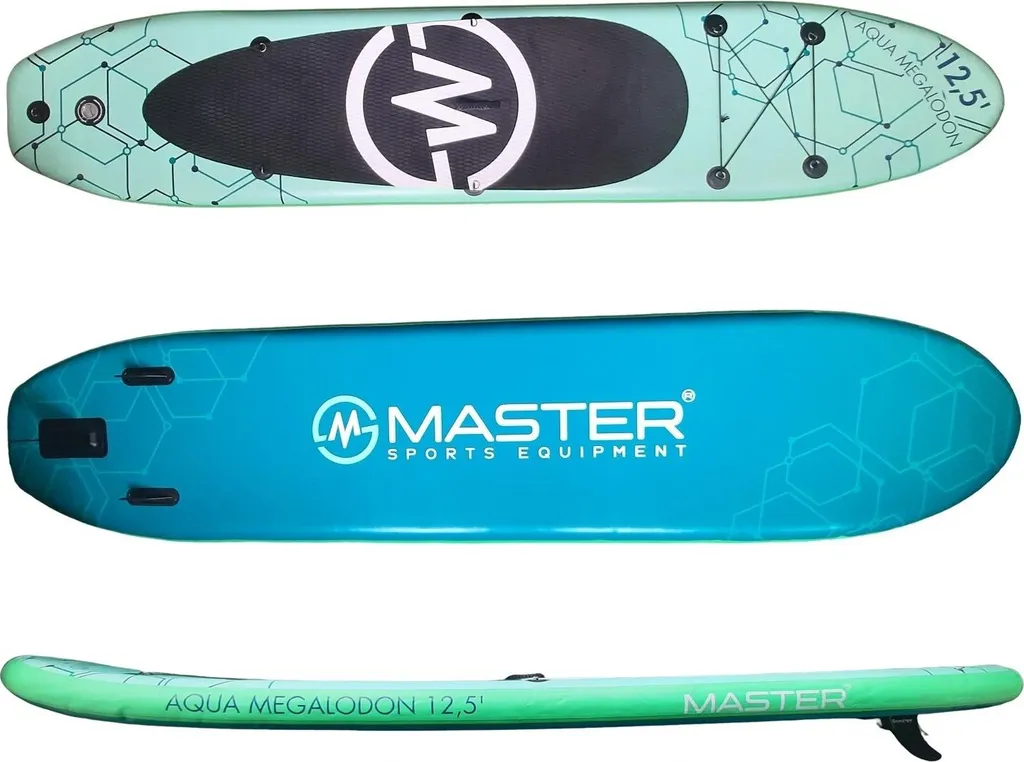 Paddleboard MASTER Aqua Megalodon 12.5 - Technologie Drop-Stitch 15cm