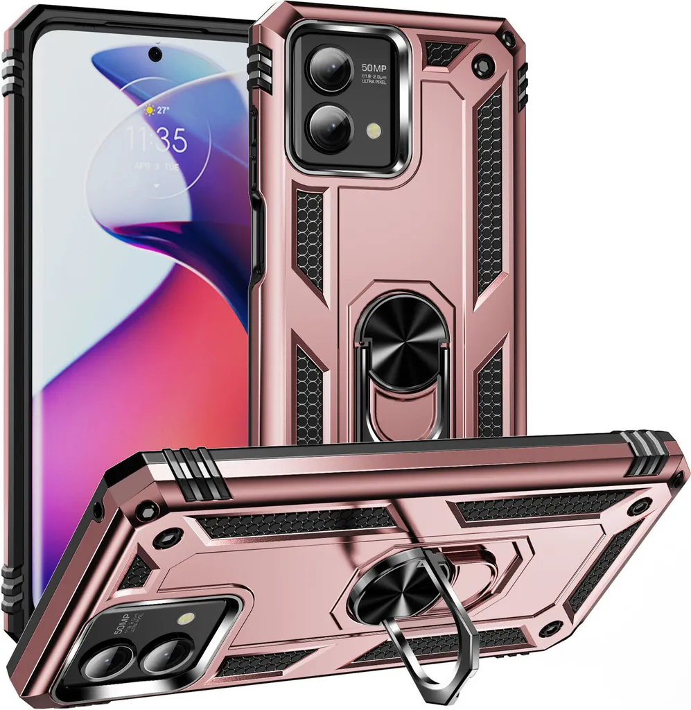 Cover Professionale Moto G Stylus 5G 2023 - Oro Rosa Magnetica