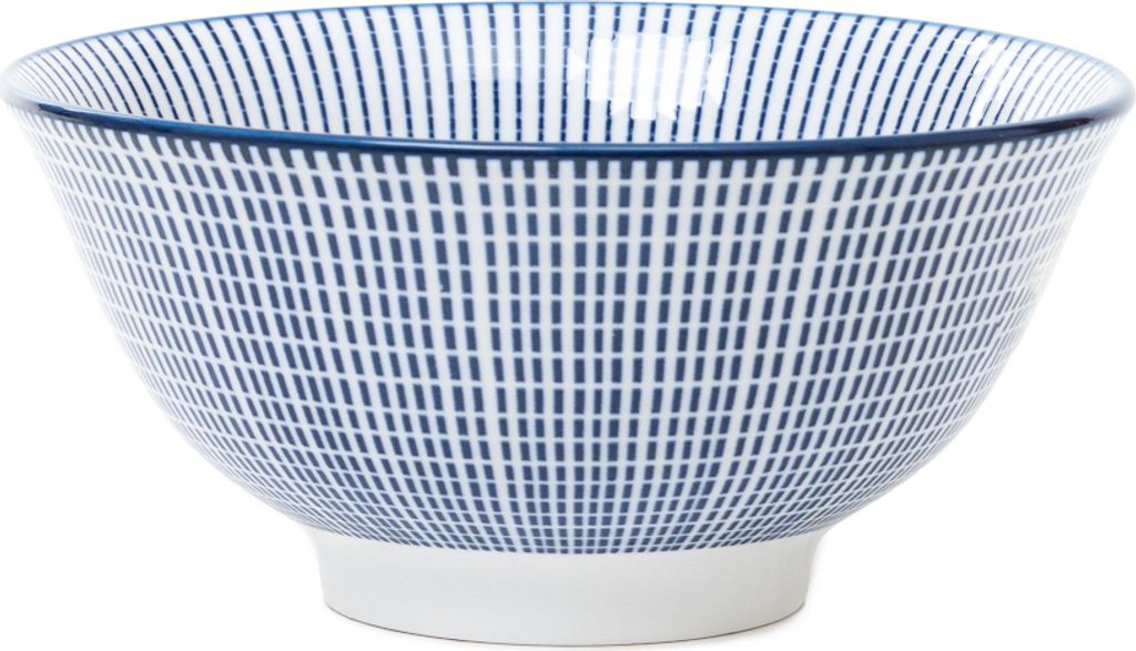 Miska kamionkowa granatowa z brązową obwódką 16 cm 550 ml Zdjęcie produktu 8