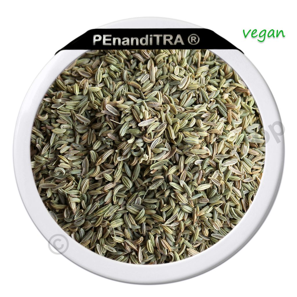 Fenchel ganz Fenchelsamen - 500 g - Gewürz - Tee - lose - VEGAN – PEnandiTRA