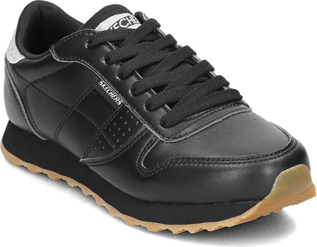 Skechers Damen Schnürschuhe Sportlich Gummisohle schwarz