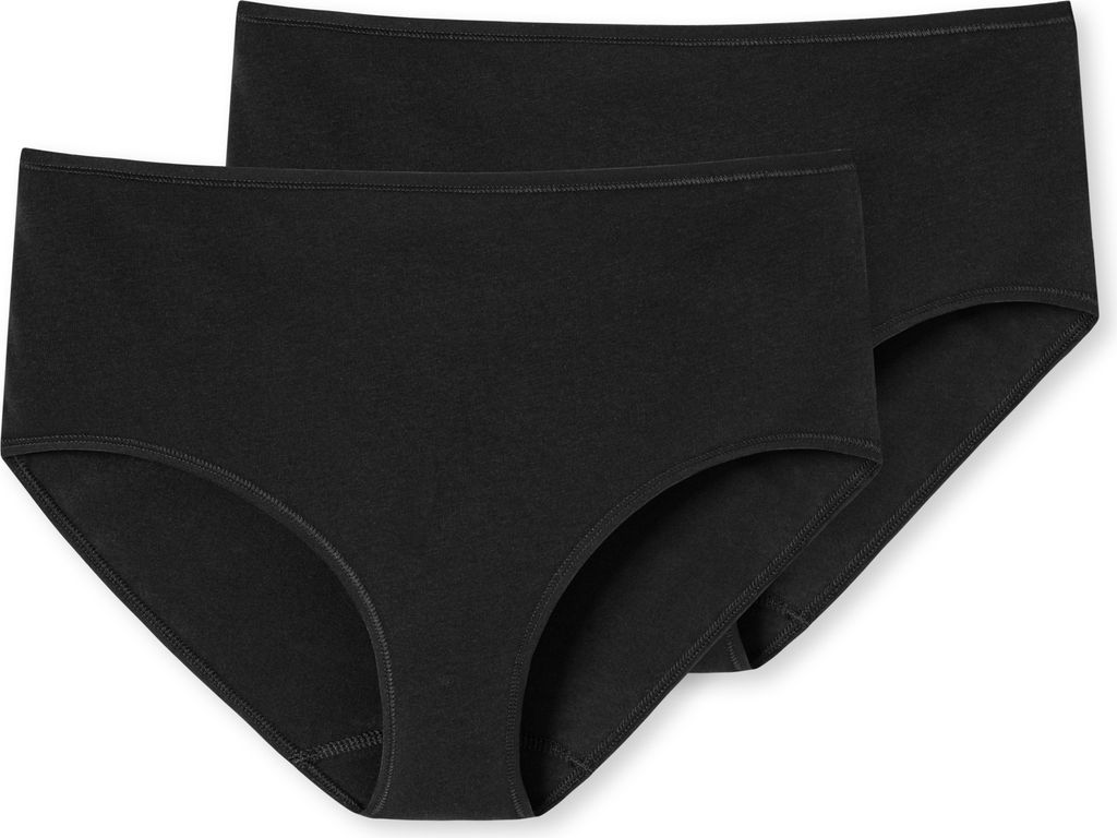 Schiesser Damen 2 er Pack Midi Gr. 38  weiss Produktbild 