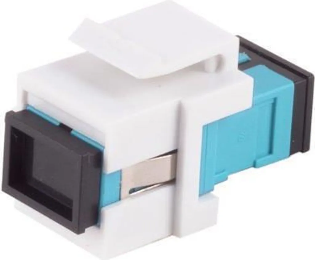 Connecteur fibre SC-SC Keystone Aqua S/CONN : évitez les pertes LWL