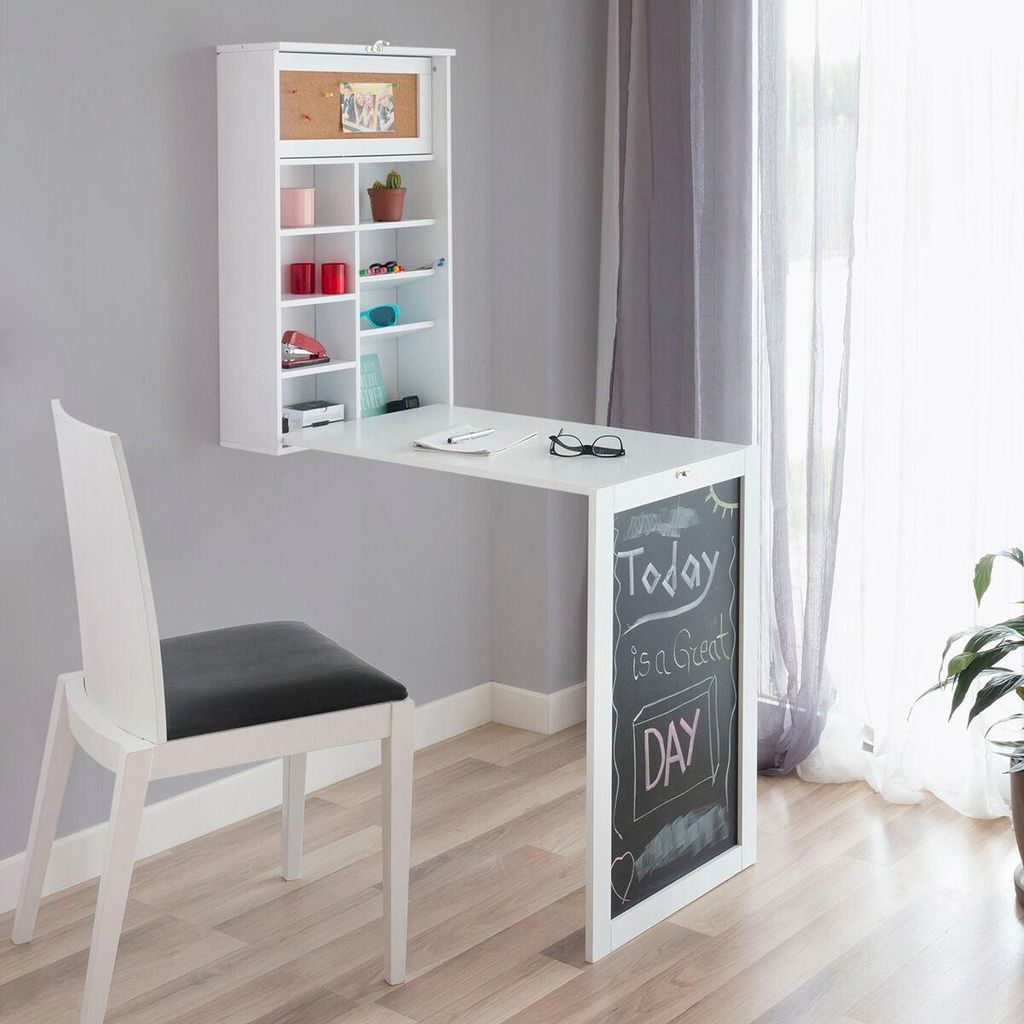 Klappbarer Wandschreibtisch Woldy InnovaGoods Produktbild 