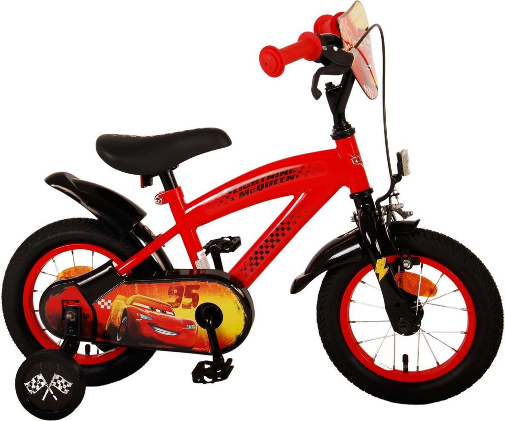 Kinderfahrrad Disney Cars 12 Zoll, rot Produktbild 4