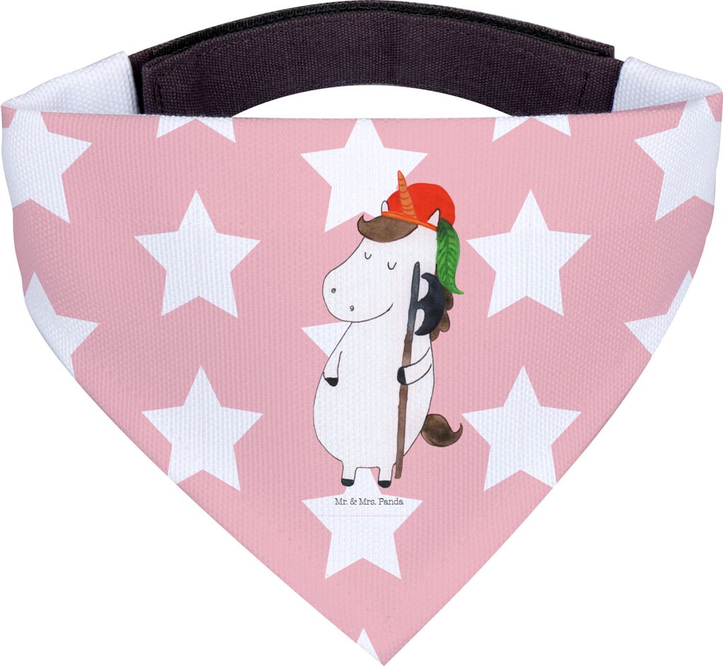 Mr. & Mrs. Panda Hunde Schal Einhorn Junge - Rot Pastell - Geschenk, Unicorn, Bandana, Halstuch Für, Mittelalter, Hundehalstuch, Hals Tuch, Hund, ...