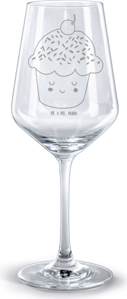 Mr. & Mrs. Panda Weinglas Cupcake - Transparent - Geschenk, Cupcakes, Kelch, Lustige Sprüche, Küche Deko, glas für rotwein, wein, Motivation, Ro...