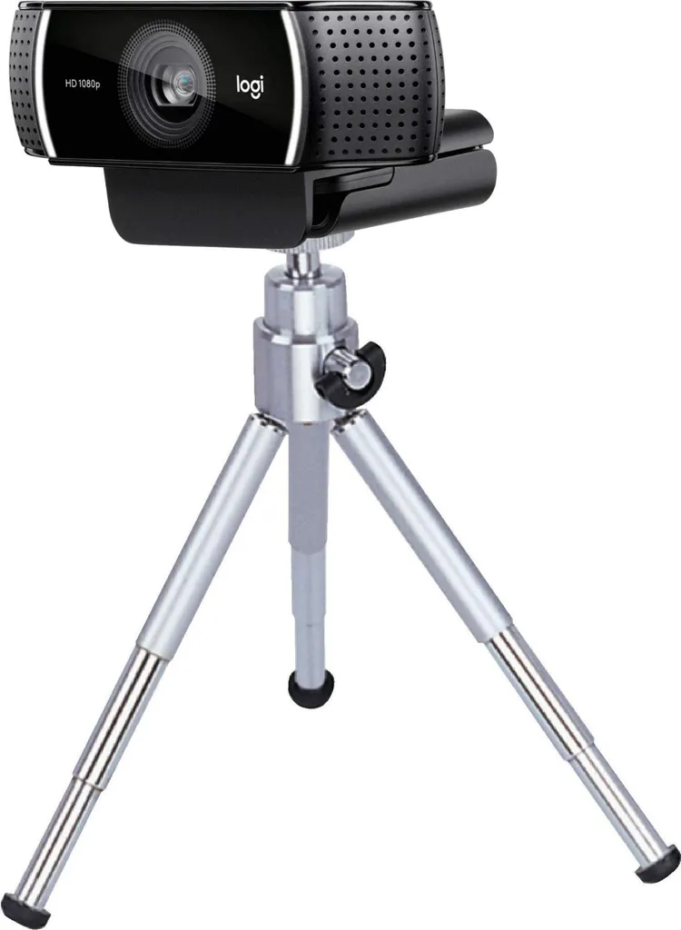 TronicXL Tripod 10W Trépied pour Webcam Logitech C920 Brio 4K et C922x