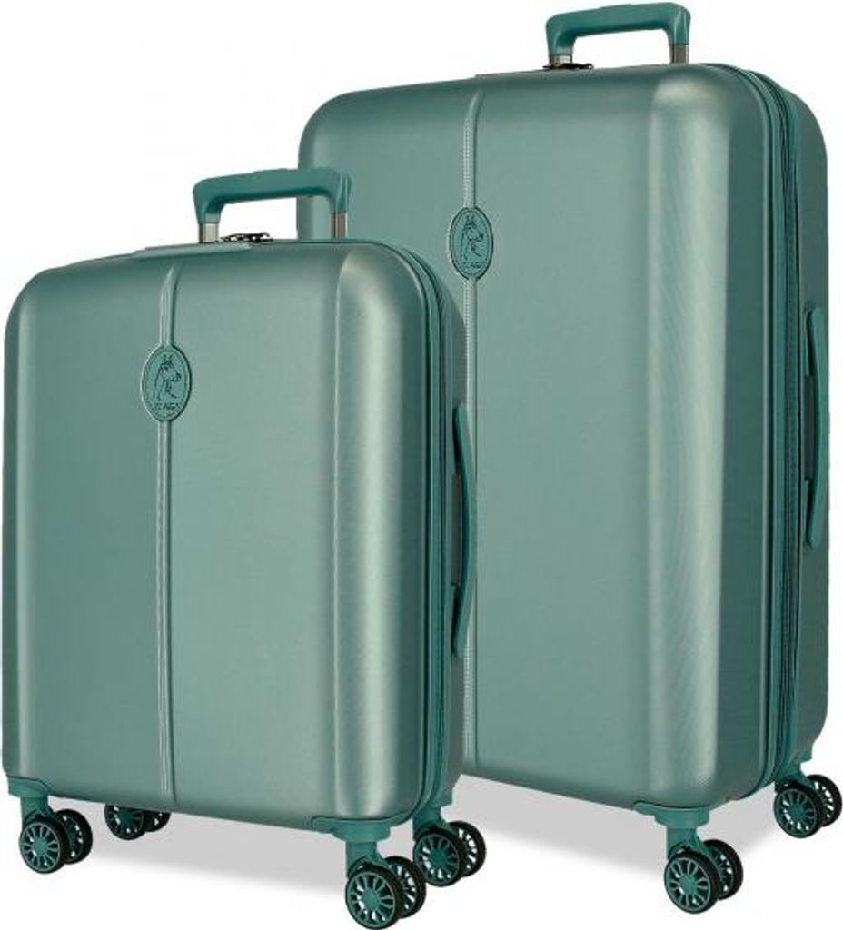 EL POTRO Vera Green, Set aus n ABS-Reisekoffern, 70/55cm, 5338923