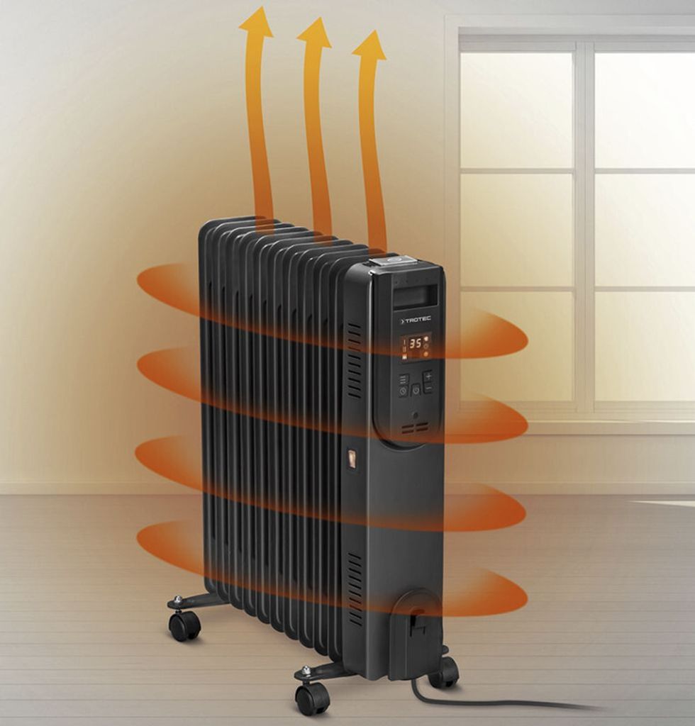 TROTEC Ölradiator TRH 25 E 3 Heizstufen 2.500 W Produktbild 8
