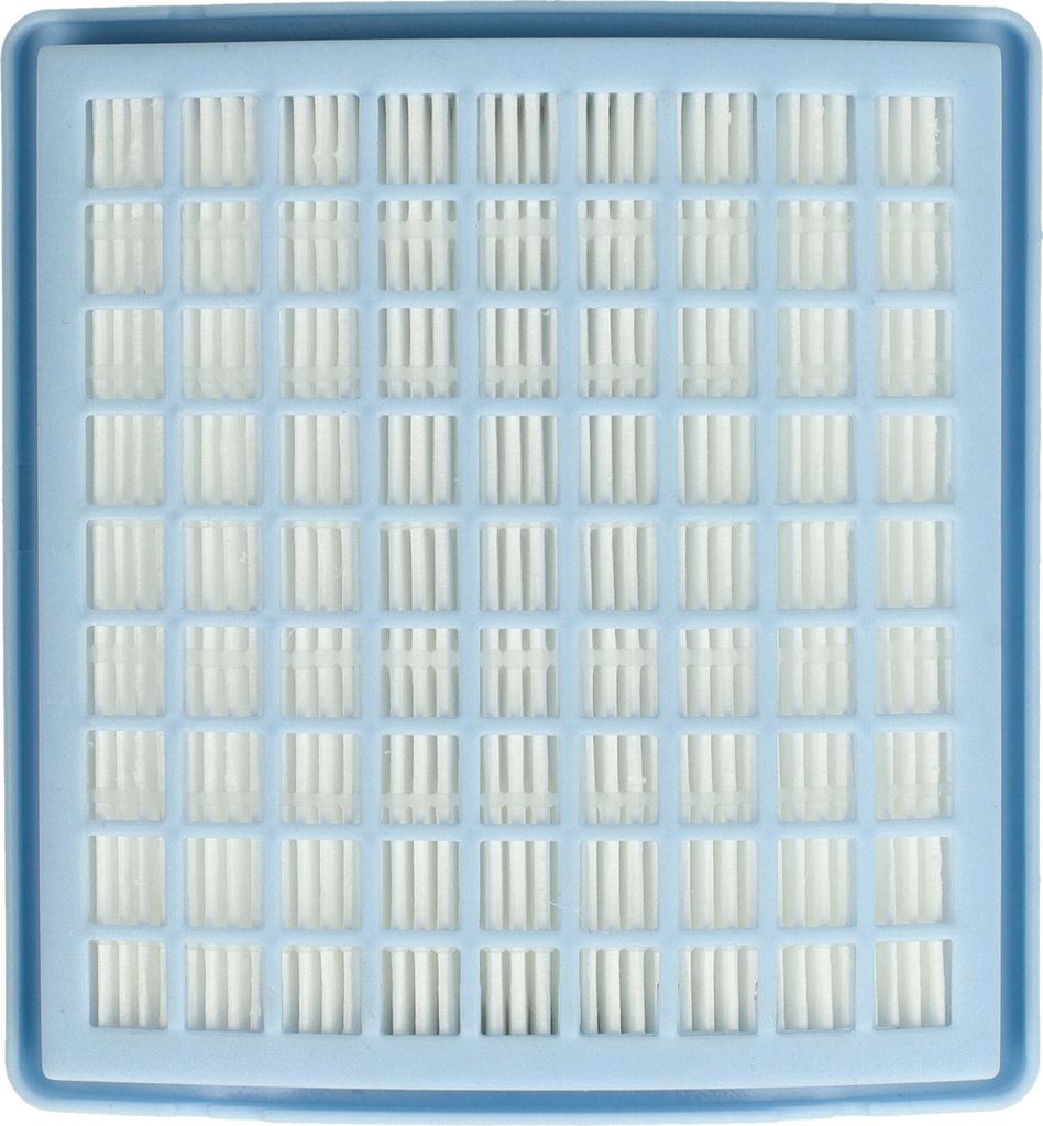 vhbw Staubsaugerfilter kompatibel mit Miele S157 Allergy Control, S163 Electronic 1400, S163 Staubsauger - HEPA Abluft-Filter Weiß Hellblau