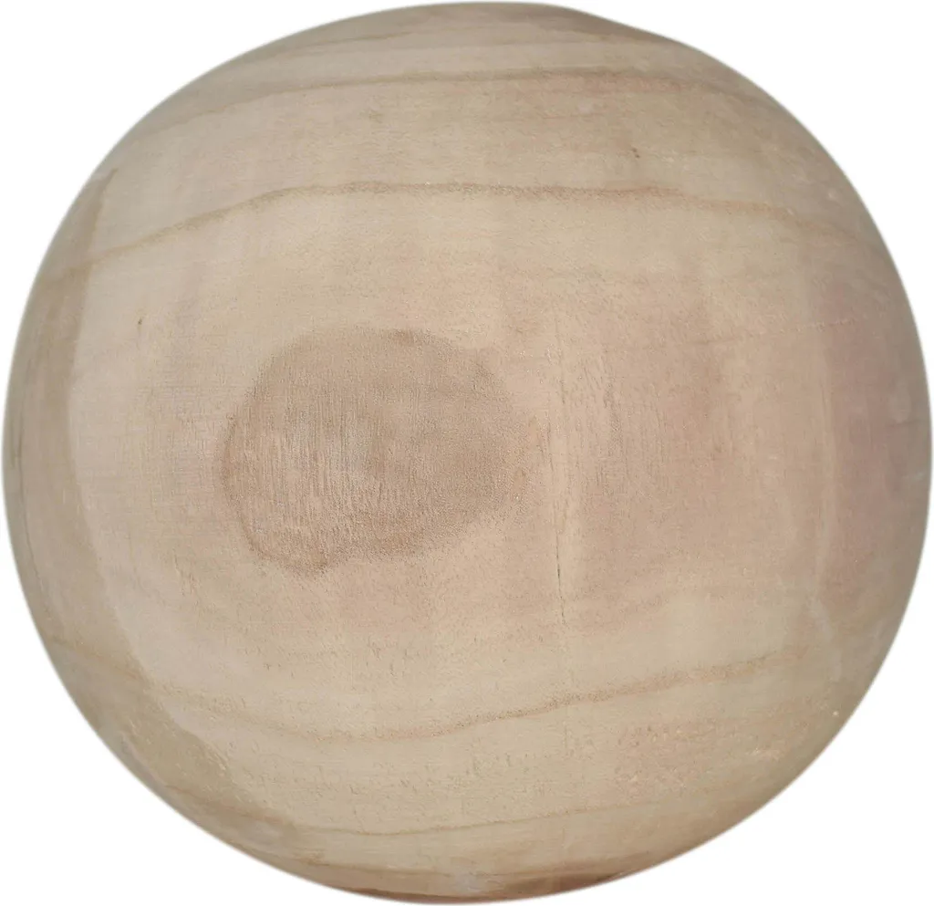Boule de bois ø 25cm stable : la solution déco naturelle et durable - 3