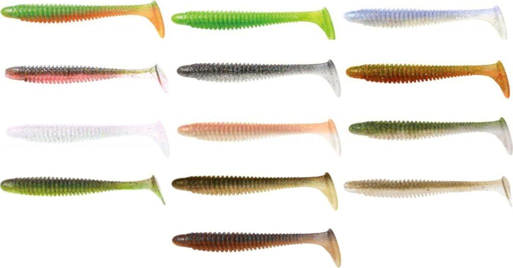 Noike Wobble Shad 7.5'19,2cm 39g - 2 Gummifische, Noike Farbe:Green Pumpkin Blossom UV