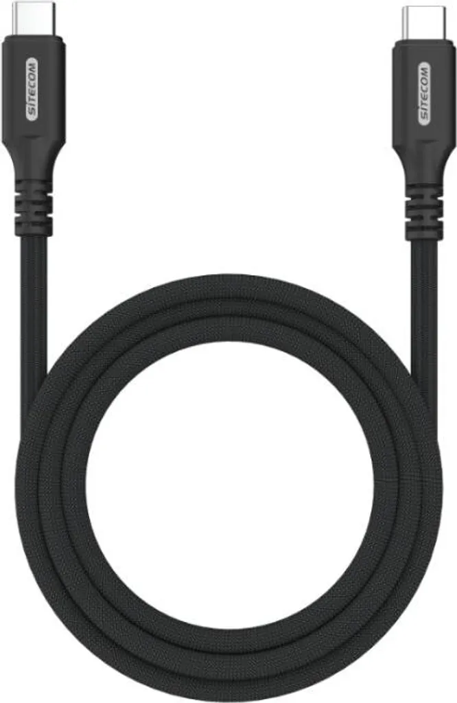 Câble USB-C vers USB-C 200 cm Idéal pour Télétravail et Vidéo 4K
