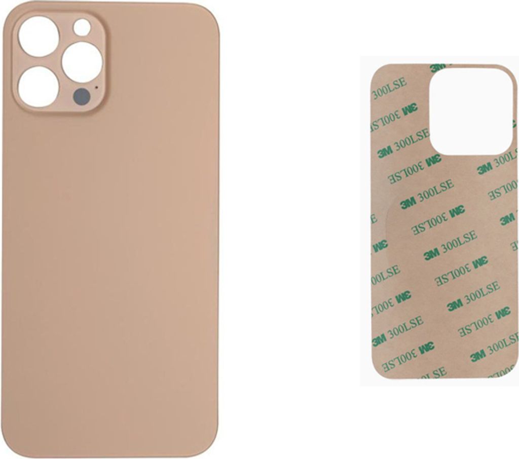 OEM iPhone 12 Pro Max Akkudeckel Backcover Rückseite Glas Gold