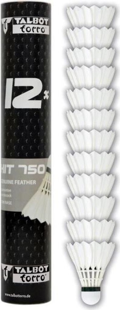 Badminton-Federbälle - SCHILDKRÖT - Ball HIT 750 TRAINING Speed 77