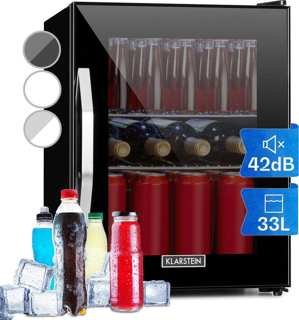 Klarstein Mini Frigo de Chambre et Bureau pour Boisson, Image du produit 
