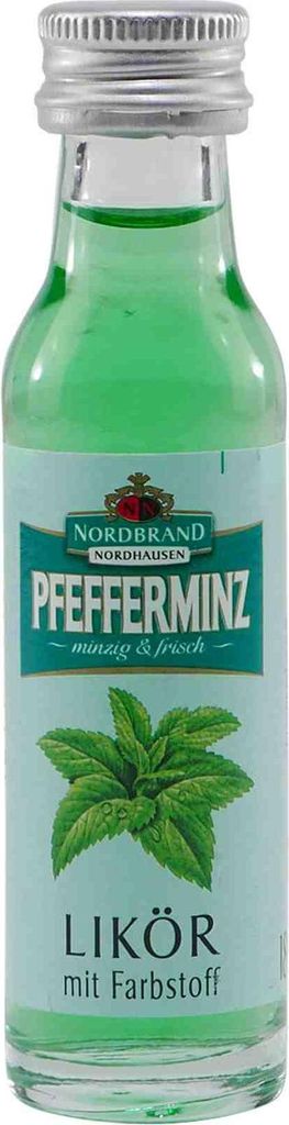 Nordbrand Pfefferminz Likör (24 x 0,02L) Produktbild 