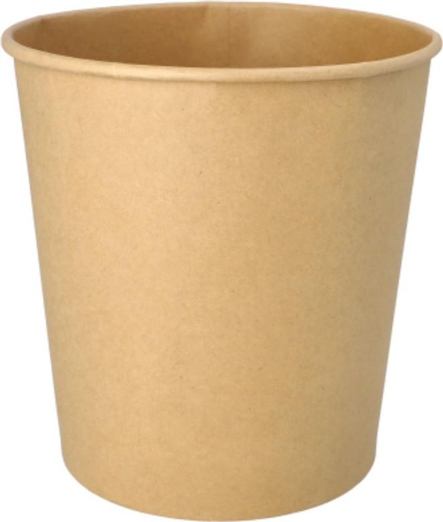 25 Food-Buckets rund 3800 ml Ø 18,7 cm · 19,5 cm braun
