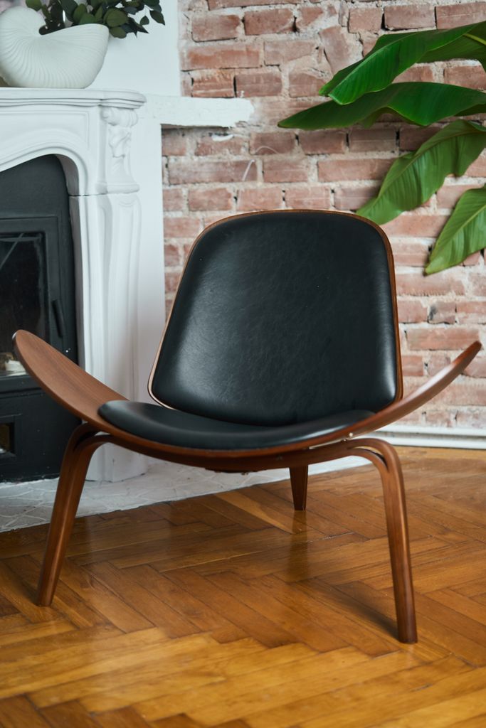 SHELL HOLZSTUHL, Mid-Century-Stuhl, CHAIR Hans Wegner CH07 Produktbild 7