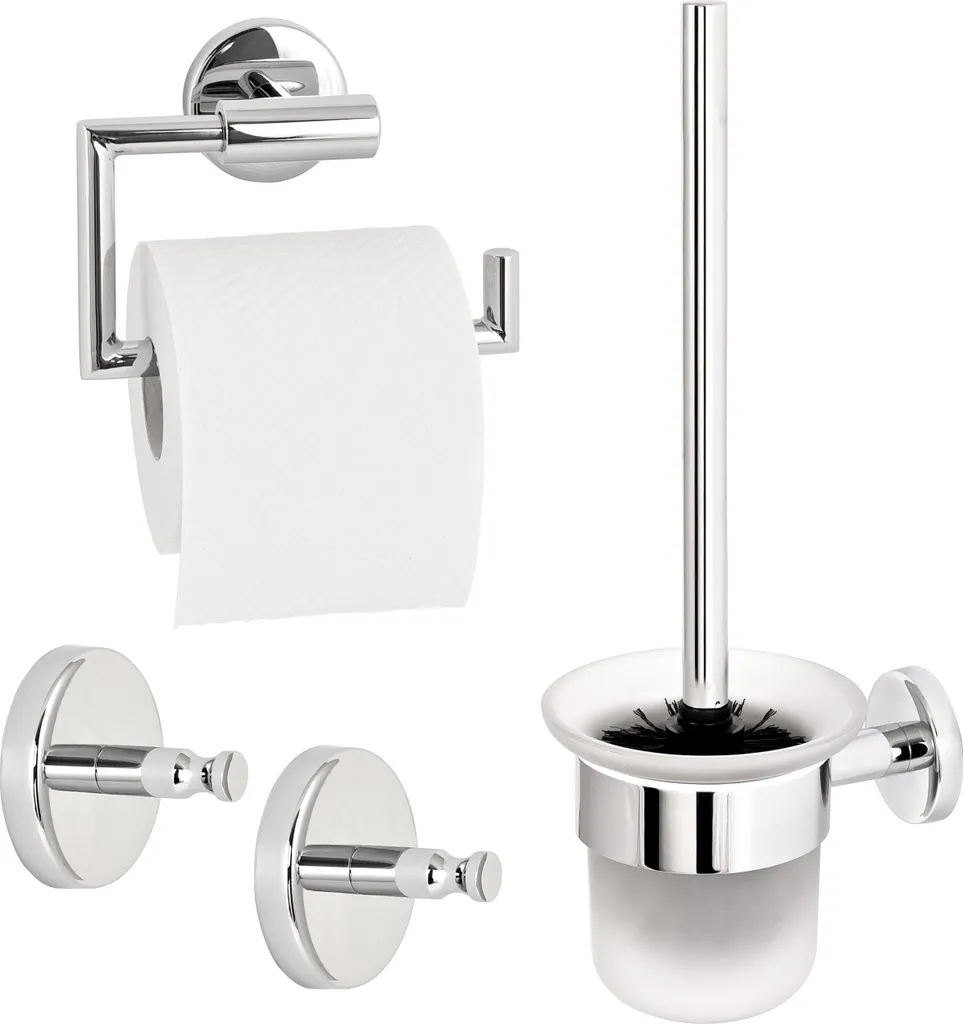 Accessori Bagno Bremermann LUCENTE Set 3 Pezzi Inox | Arredo Moderno