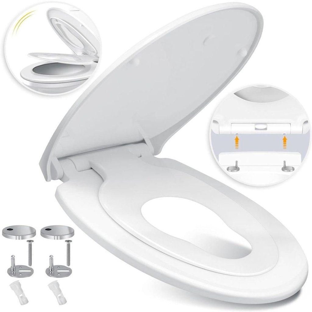 kesser sedile wc con sistema di abbassamento ammortizzato - Immagine del prodotto 