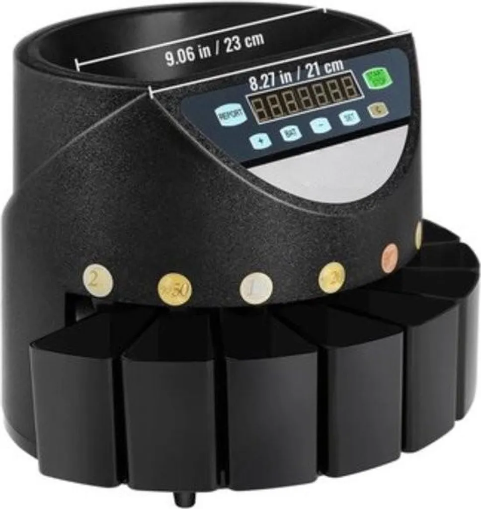 Trieuse de pièces 300 pièces/min noire avec écran LCD et mode de tri