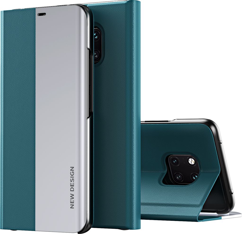 Huawei Mate 20 Pro Hülle, LaimTop Leder PolyurethanMagnetisch Klapp Stand Schutzhülle für Huawei Mate 20 Pro Grün