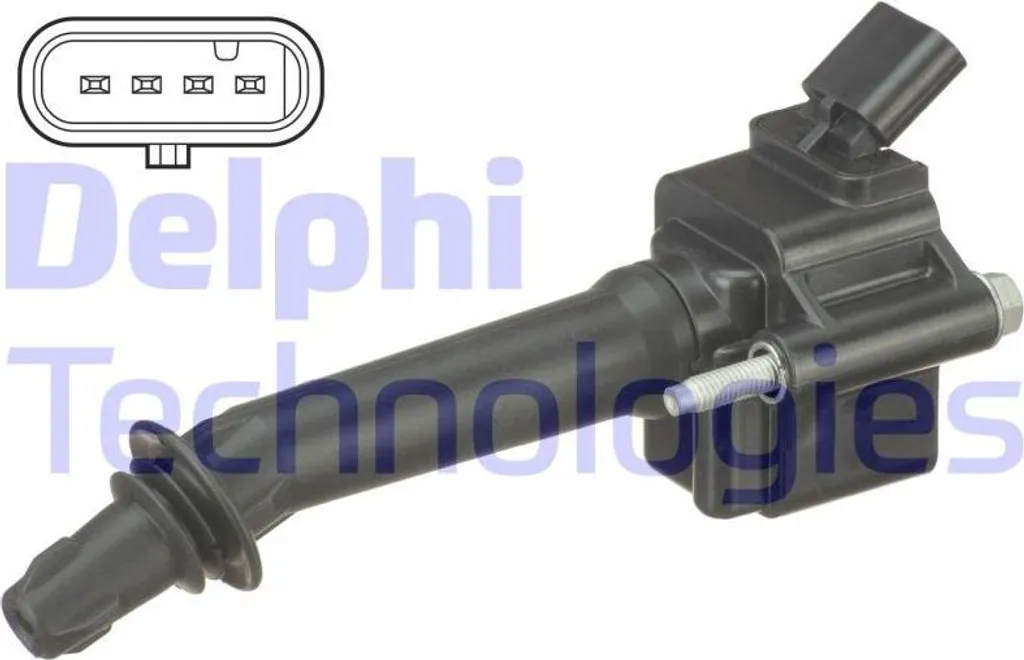 DELPHI GN10796-12B1 Bobina di accensione OE 1208109 compatibile con Zafira, Insignia, Cascada, Astra K, Astra J