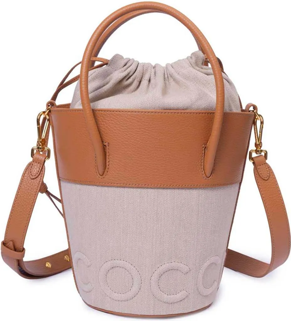 Sac seau Coccinelle Myrtha : rangez tout avec style dans ce sac en toile