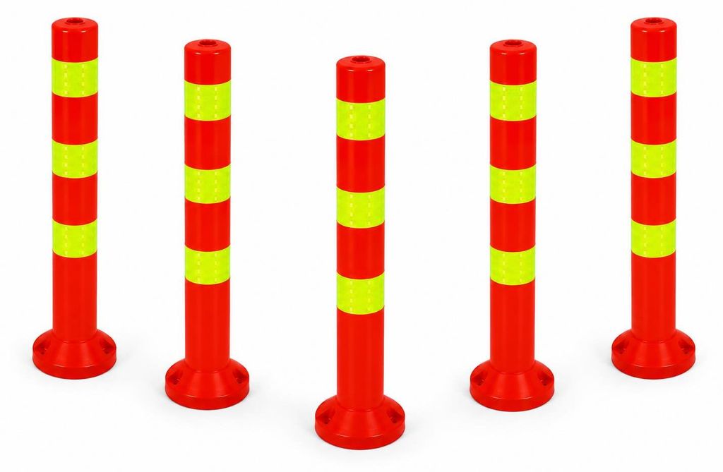 5er Set - Sperrpfosten [Höhe-68cm] - Absperrpfosten Produktbild 