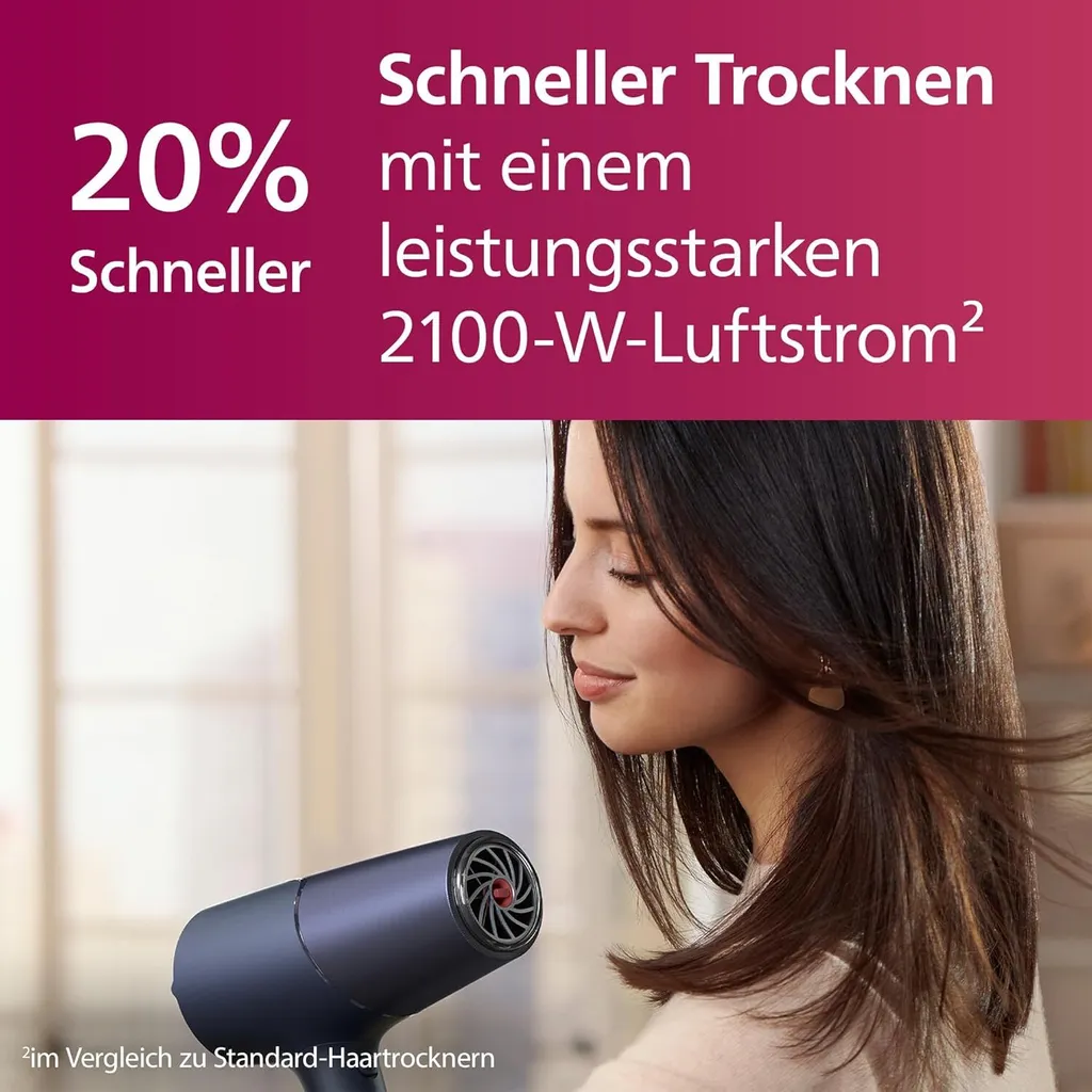 Sèche-cheveux Philips 5000 pour séchage rapide matinal doux - 24