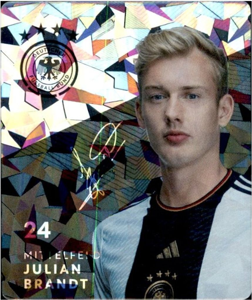 GLITZER Karte 24 - Julian Brandt - WM 2022 REWE