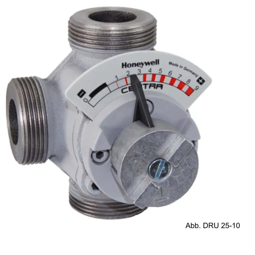 Mélangeur Honeywell DRU 25-10 pour plancher chauffant et radiateur eau