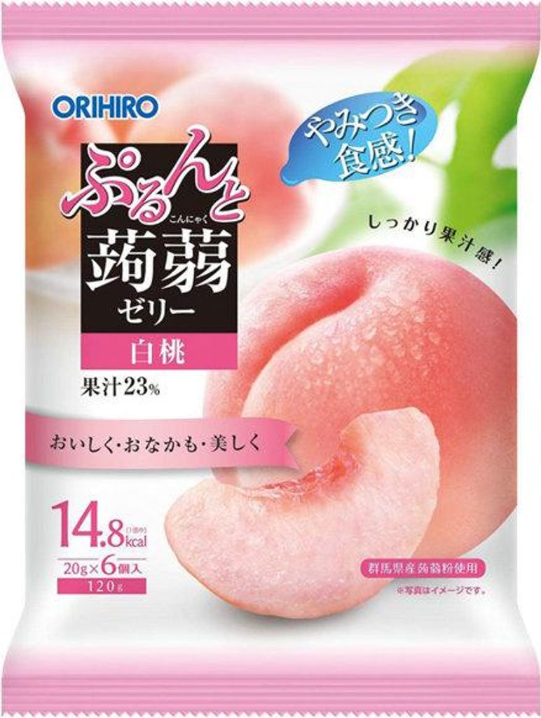 Orihiro | Purunto Konjac Gelée Pfirsich - 120g - Produktbild 