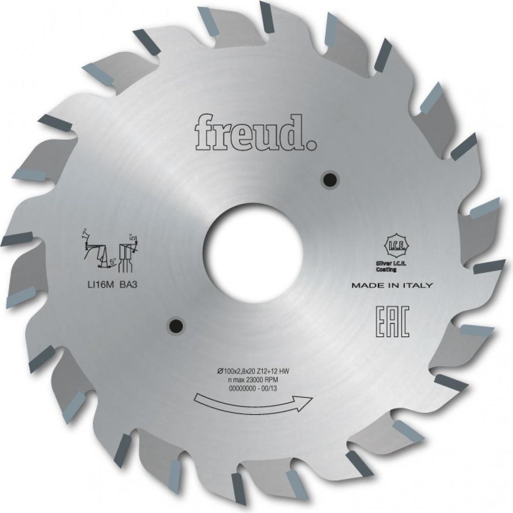 Lame d'inciseur extensible standard FREUD - Ø120 2,8-3,6 Image du produit 