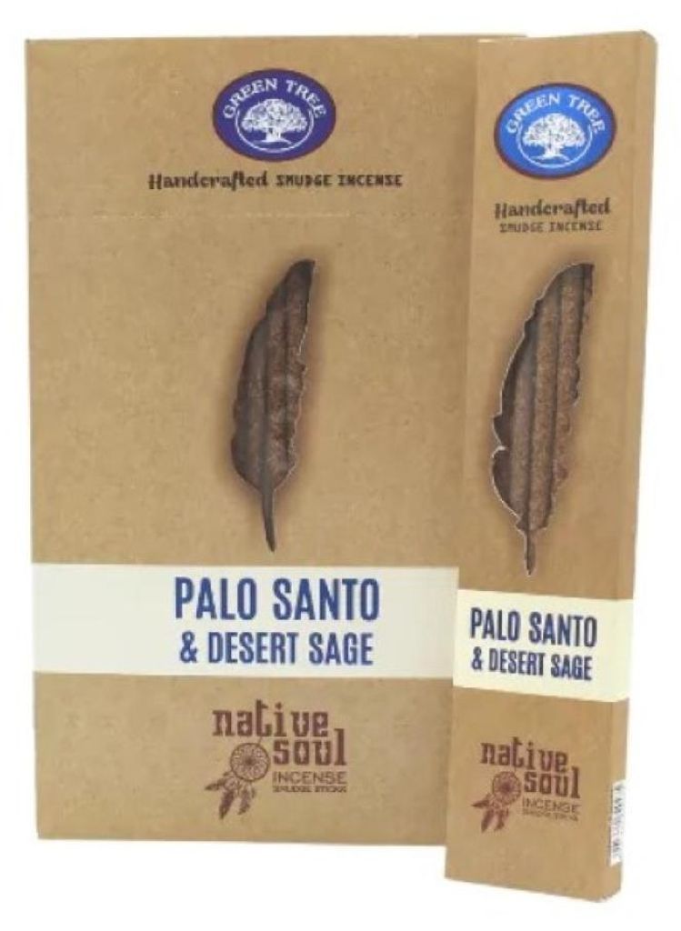 Räucherstäbchen Green Tree Native Soul Smudge "Palo Santo & Produktbild 