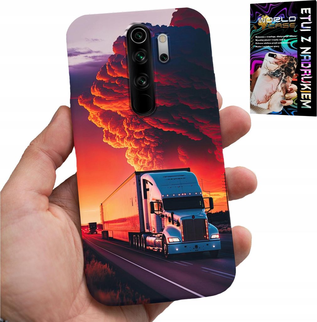 Fall Für Xiaomi Note 8 Pro - Tir Lkw Fall + Gehärtetes Glas